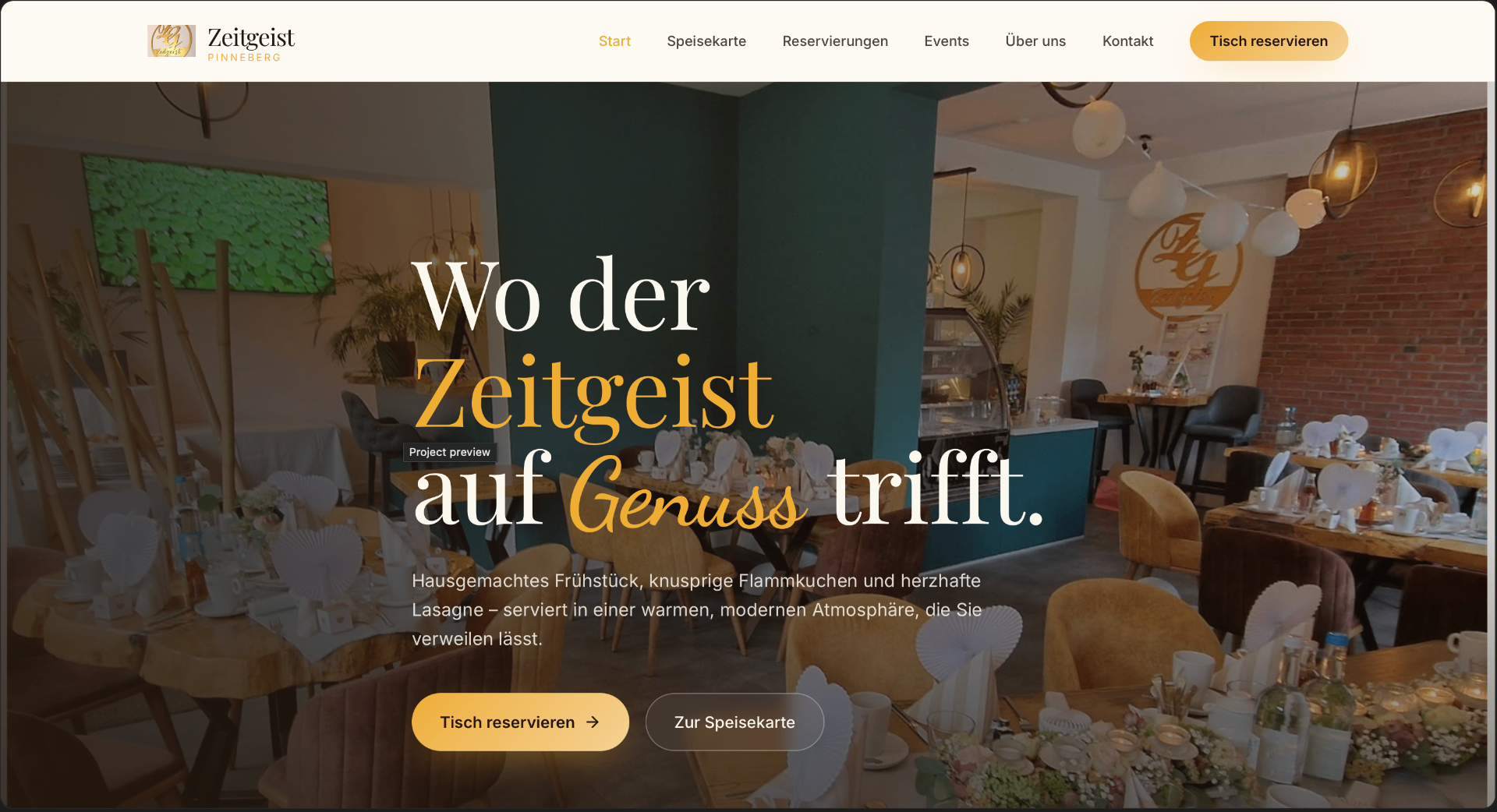 Webdesign – Beispielprojekt: Café Lavendel